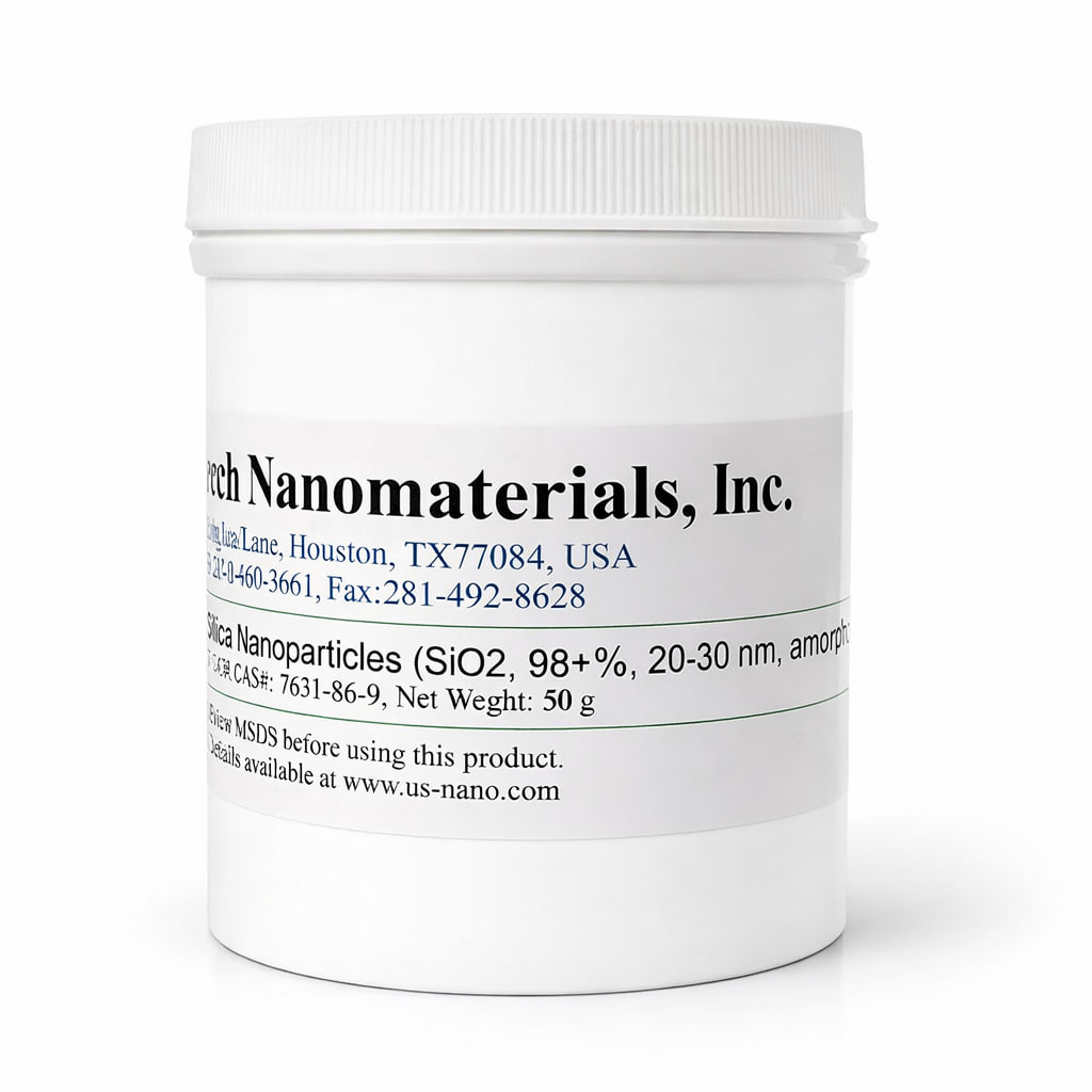 نانو پودر اکسید سیلیس (نانو سیلیکا) 30-20 نانومتر SiO2