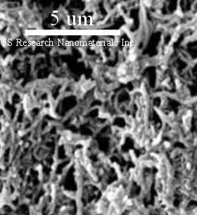 نانولوله کربنی چندجداره دوپ شده با 10% وزنی نانونقره