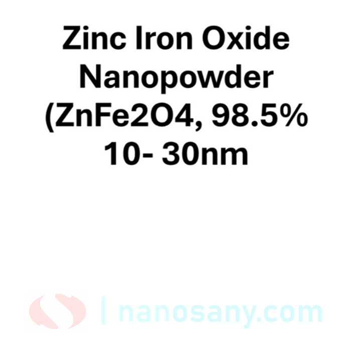 نانو پودر فریت روی 30-10 نانومتر NANO_ZnFe2O4